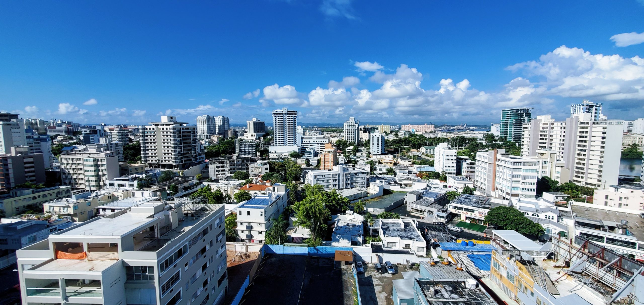 Wide view, from the top of San Juan, Puerto Rico